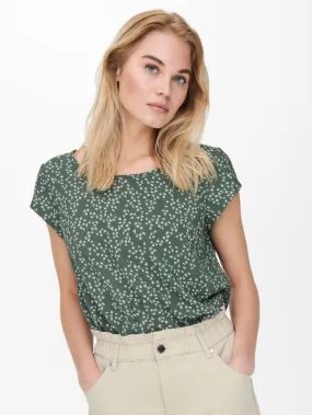 YarnDyed Stripes Nova Lux Short Sleeve Patterned Top