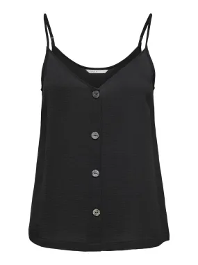 Nova Lux Button Singlet Cami Cool and Breezy Anti Pill Finish