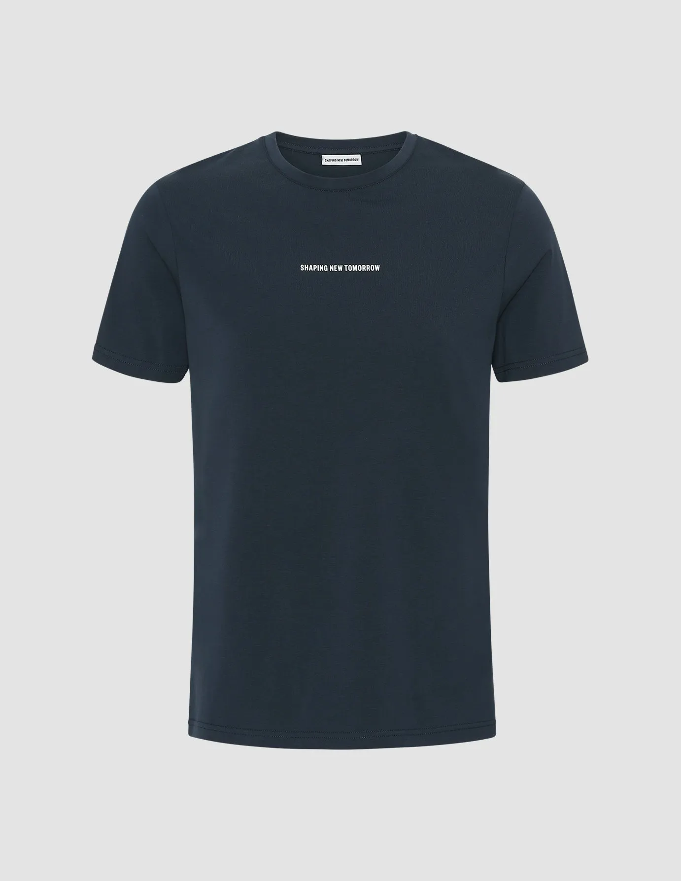 Supima Autograph T-shirt Navy Pocket Design Premium Cotton