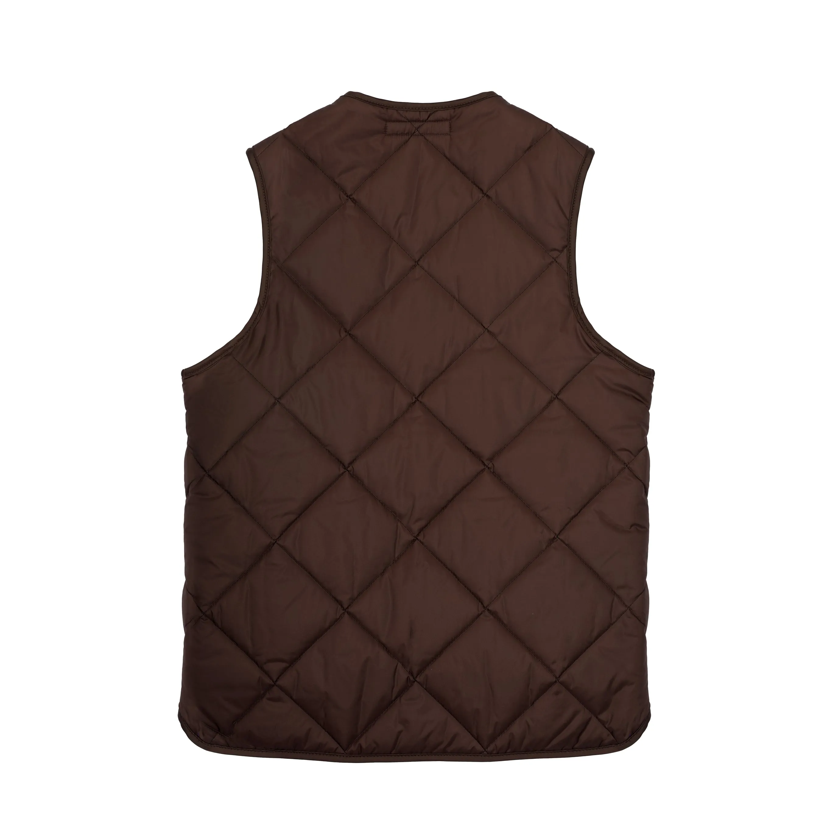Hydrophobic Treatment THE UNION QUILTED VEST - Brown