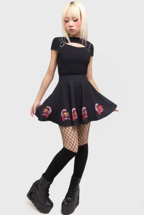 Balanced Outfit Trendy Outfit Oh So Evil Skater Skirt