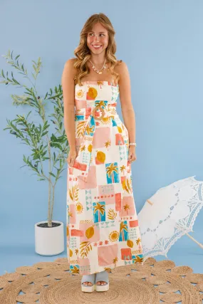 On the Sunny Side of Life Maxi Dress Relaxed-fit gown Baby-Shower
