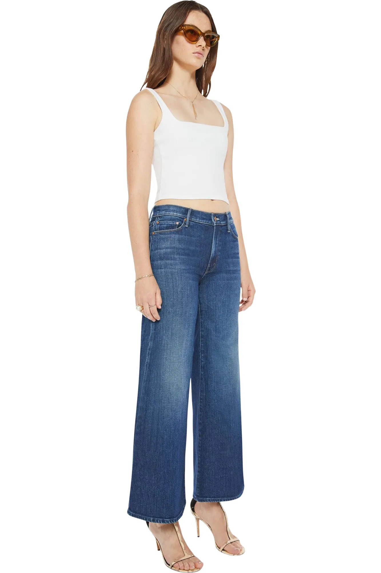 Urban Ready Light Outfit MOTHER Denim Twister Flood in Clothing Optional