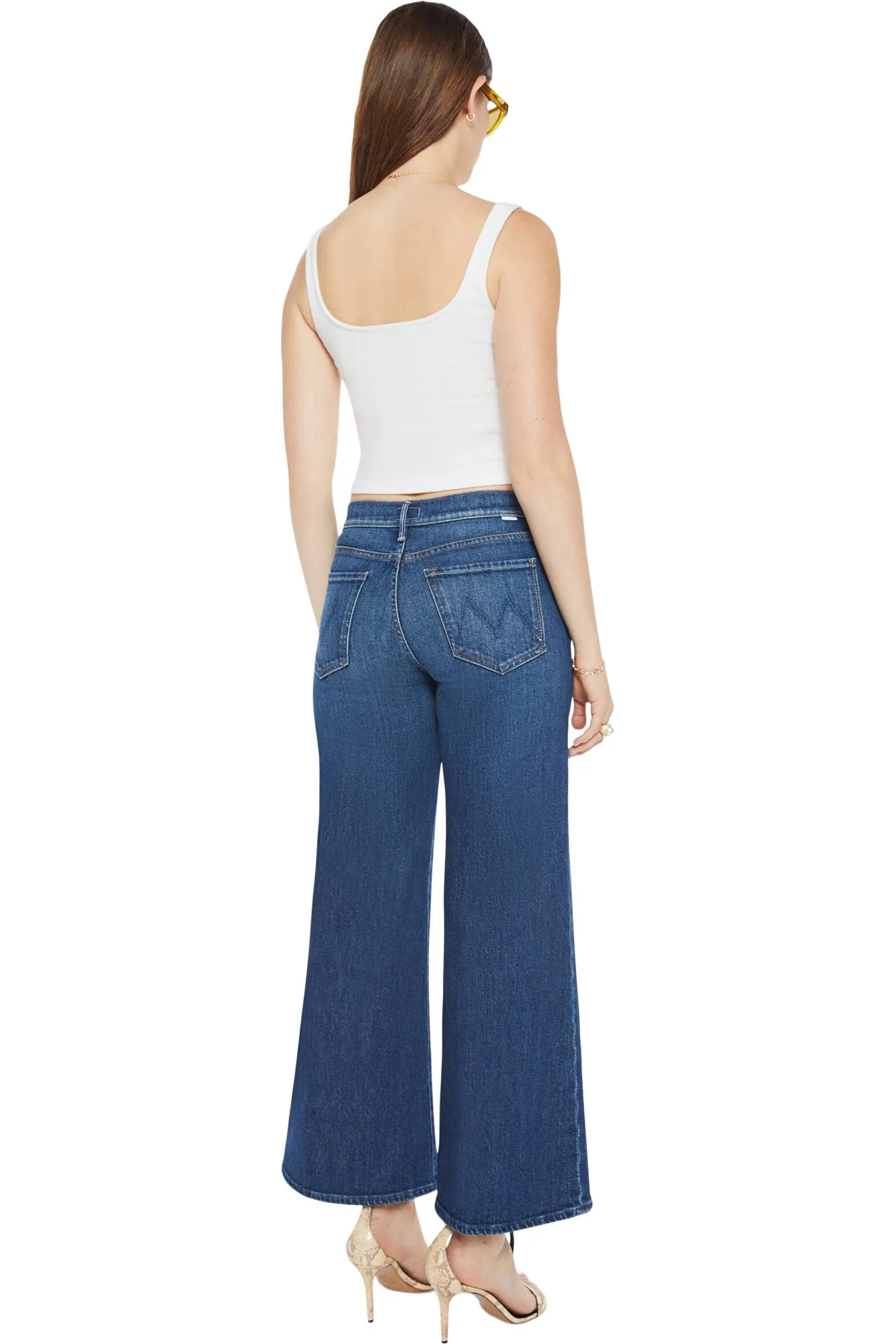 MOTHER Denim Twister Flood in Clothing Optional Fresh casual Wearable Piece