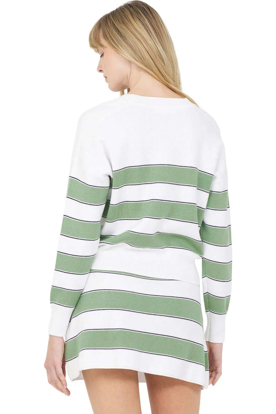 One Grey Day Warwick Mini Skirt in Matcha Combo Travel Essential