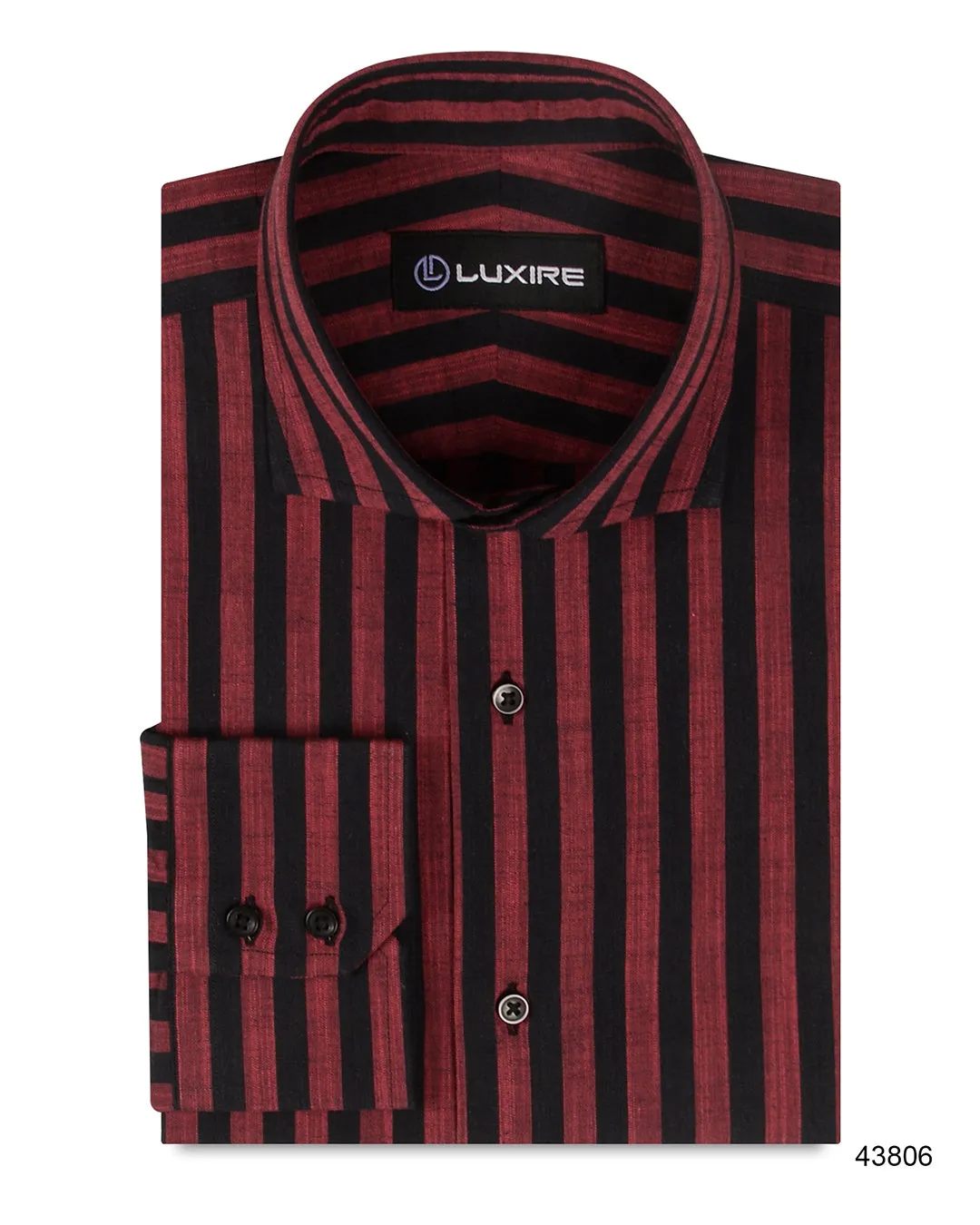 Versatile Wear Red Black Bengal Stripes Linen