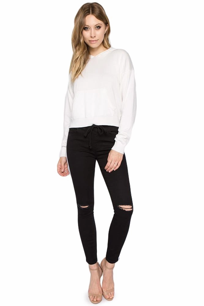 BreathableLining Timeless Style Women's Destroyed Thick Side Striped Jogger