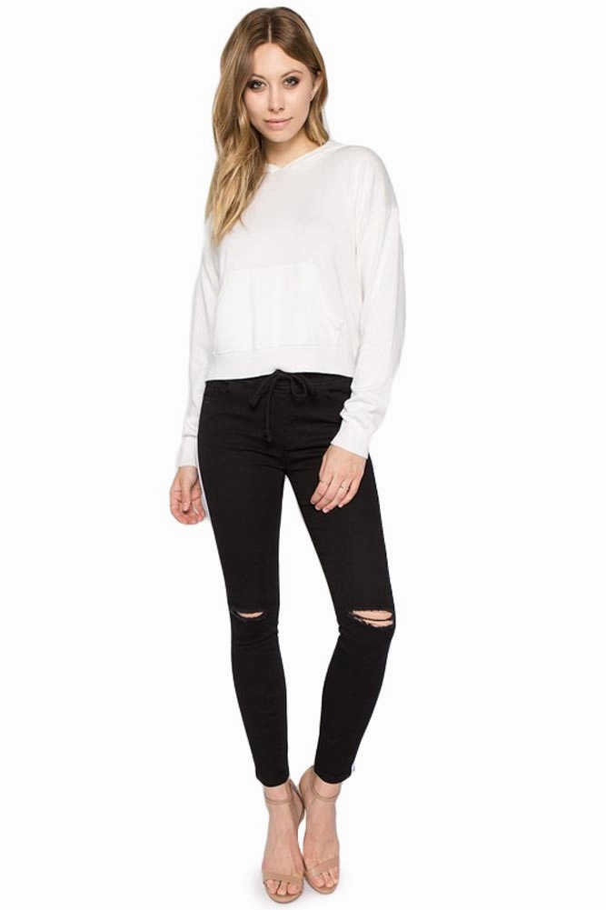 Flexible Performance Wear Relaxed Design Women's Destroyed Thick Side Striped Jogger