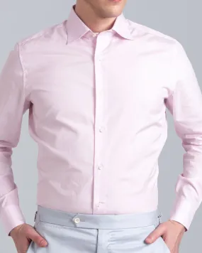 Pale Baby Pink Plain Light Poplin Shirt Unique Design