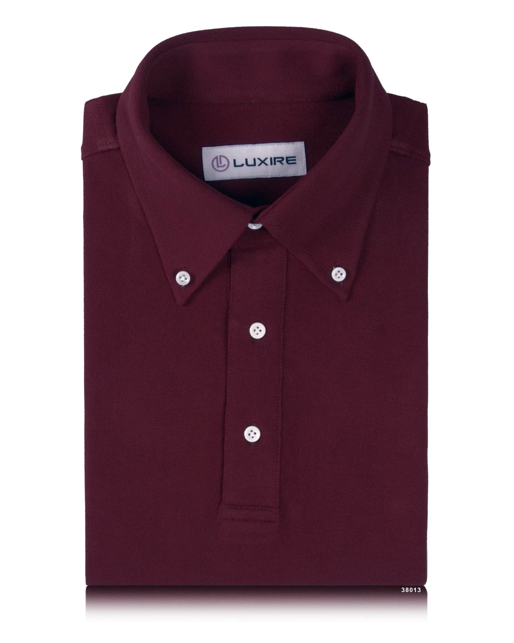 Fashion Statement Plain Maroon Polo T-Shirt