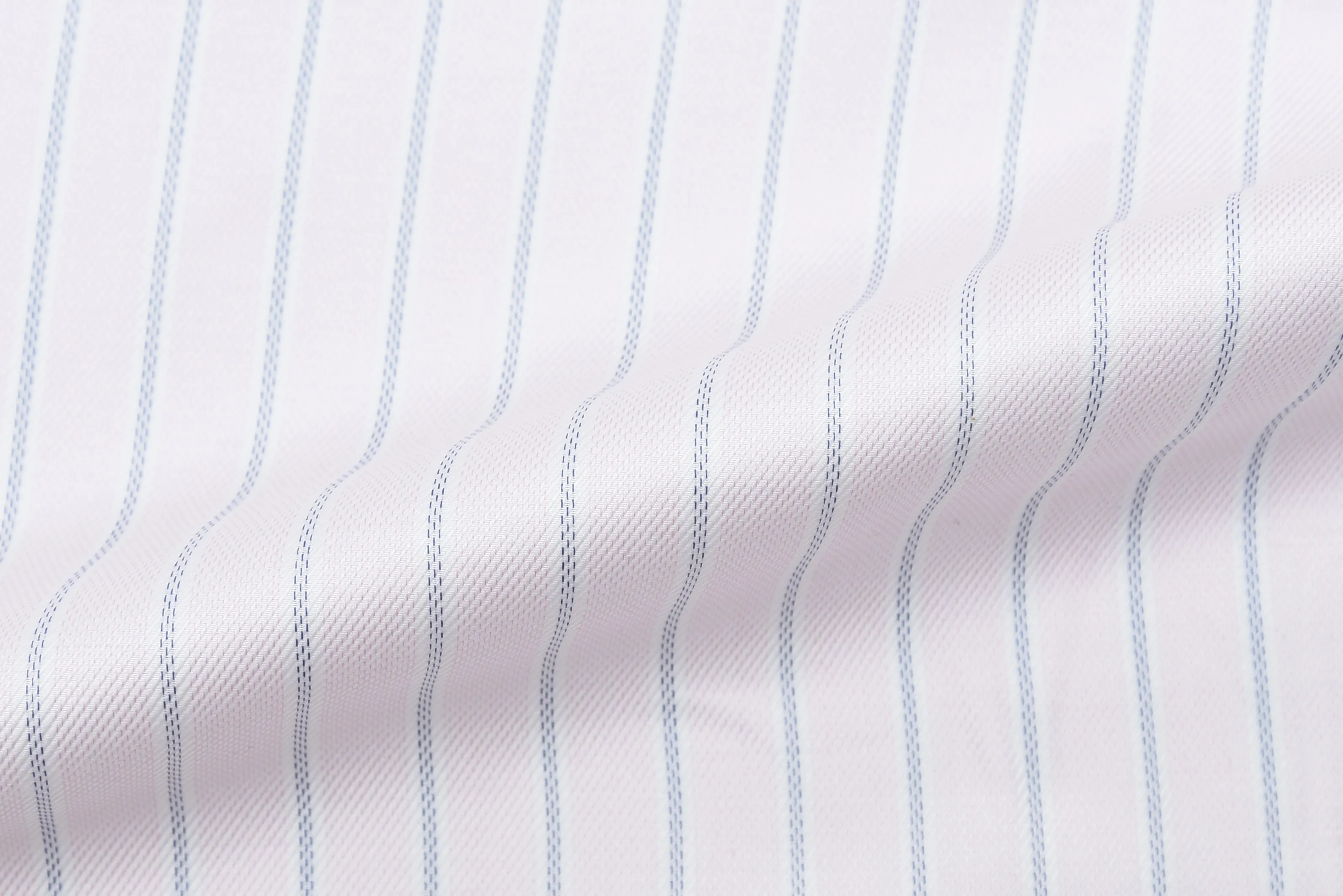 Sleek Silhouette Eco Dye Technique Pink and Navy Stripes Shirt