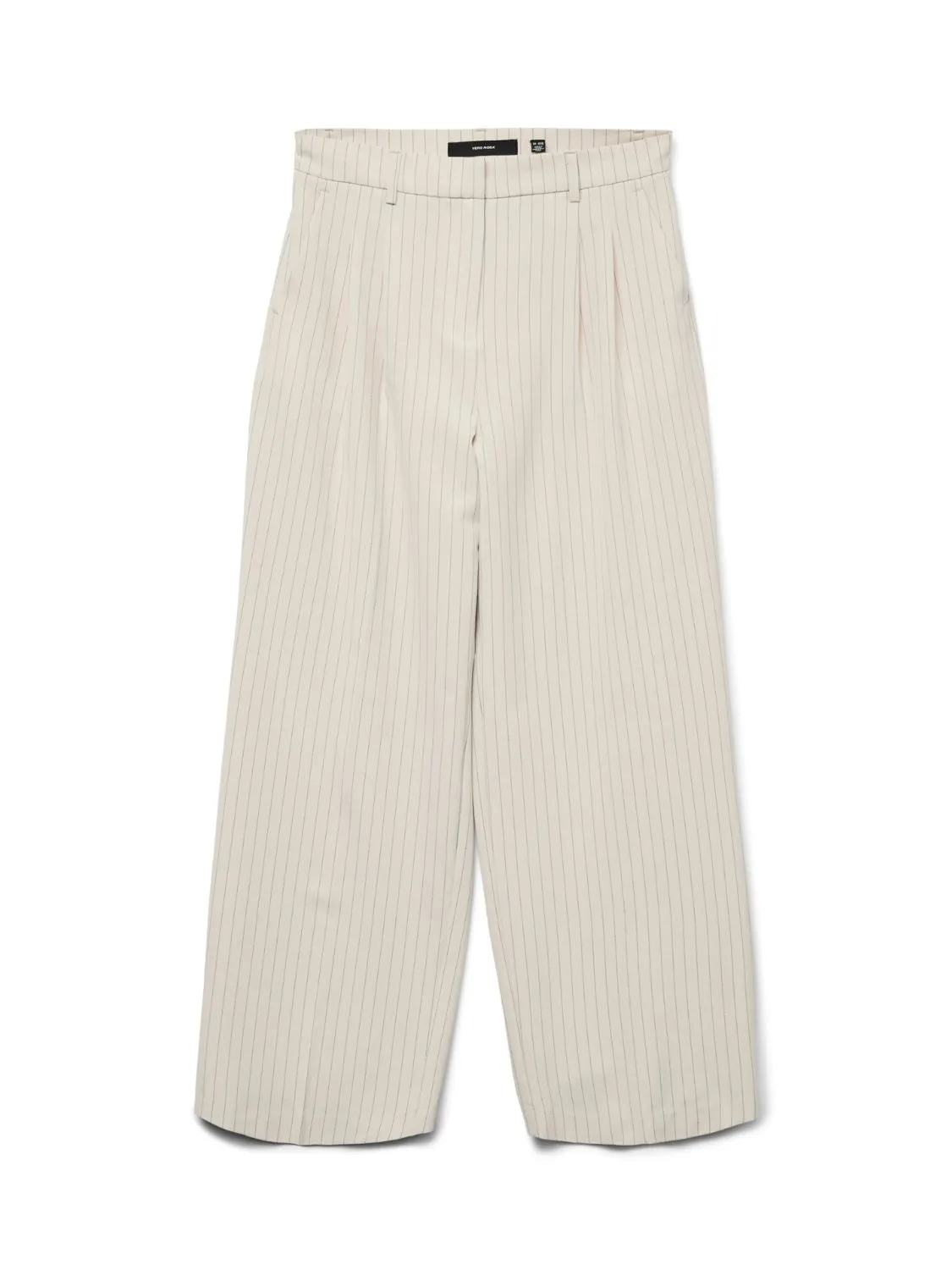 Cozy Vibe Pinstripe Wide Fit Tailored Pants