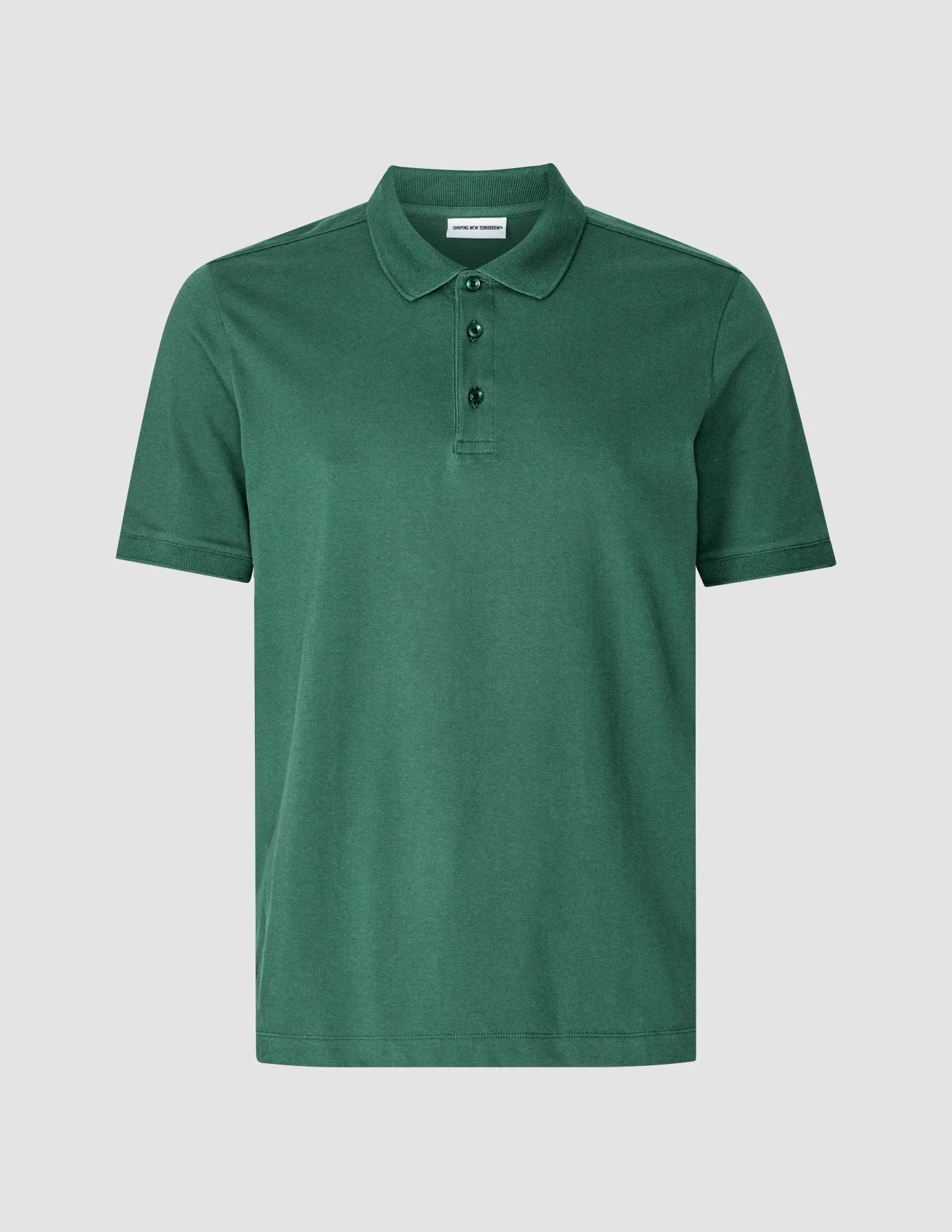 Piquet Polo Shirt Garden Green Valentine's Day Casual Elegance