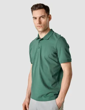 Soft Knit Piquet Polo Shirt Garden Green