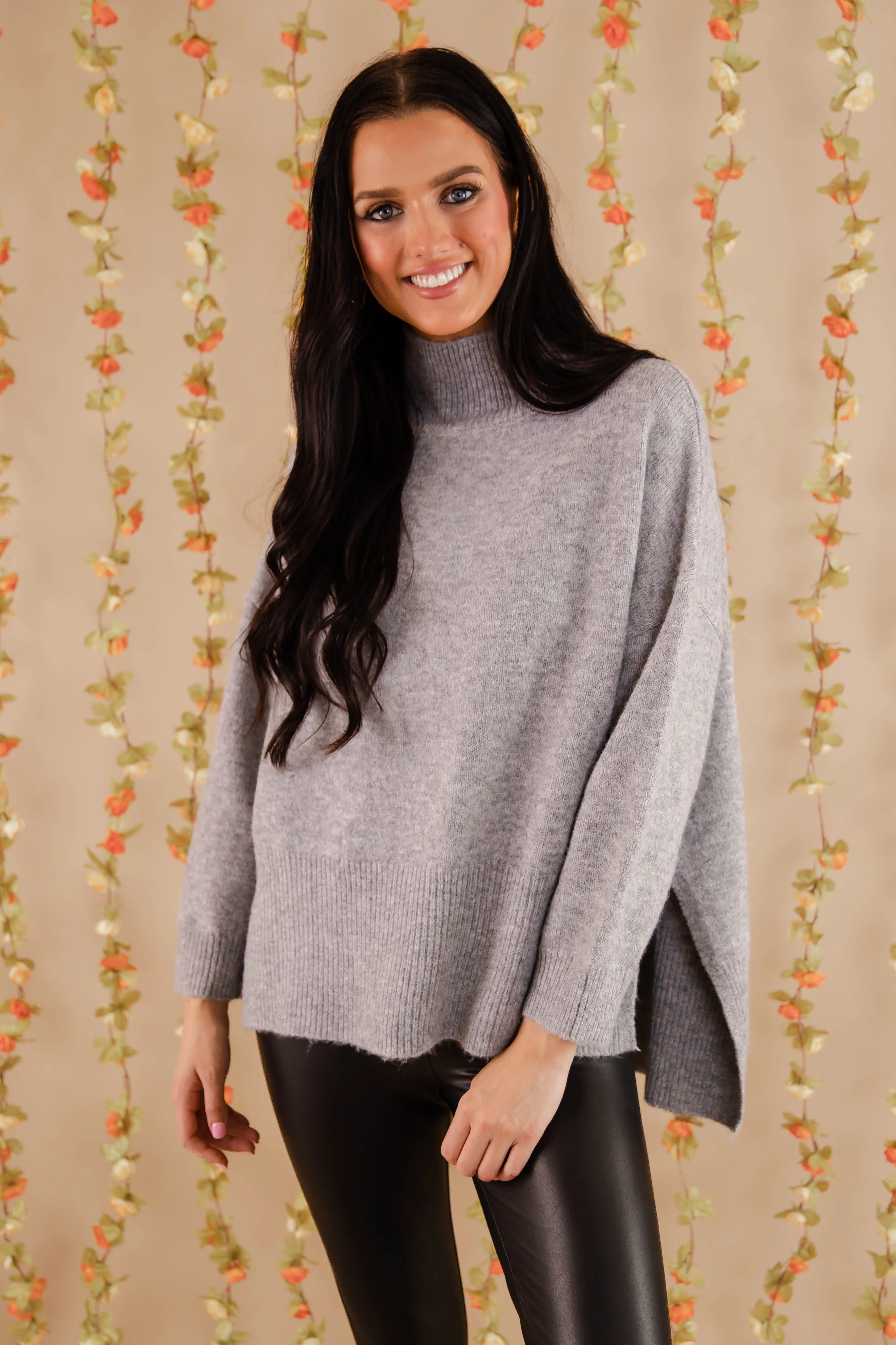 Warm and Snuggly Cozy Activities Sweater-Grey