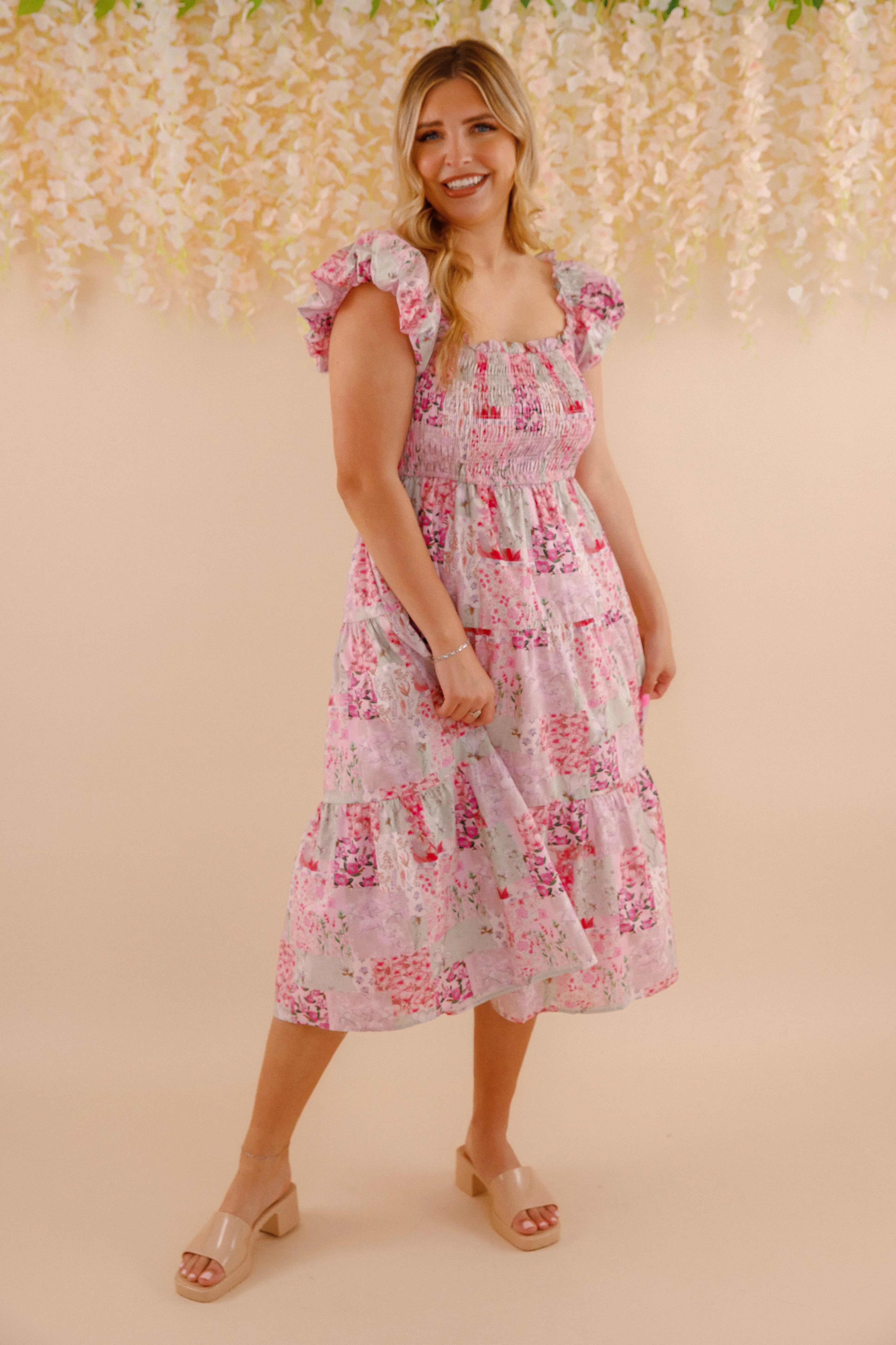 Professional Comfort Play On Words Midi Dress