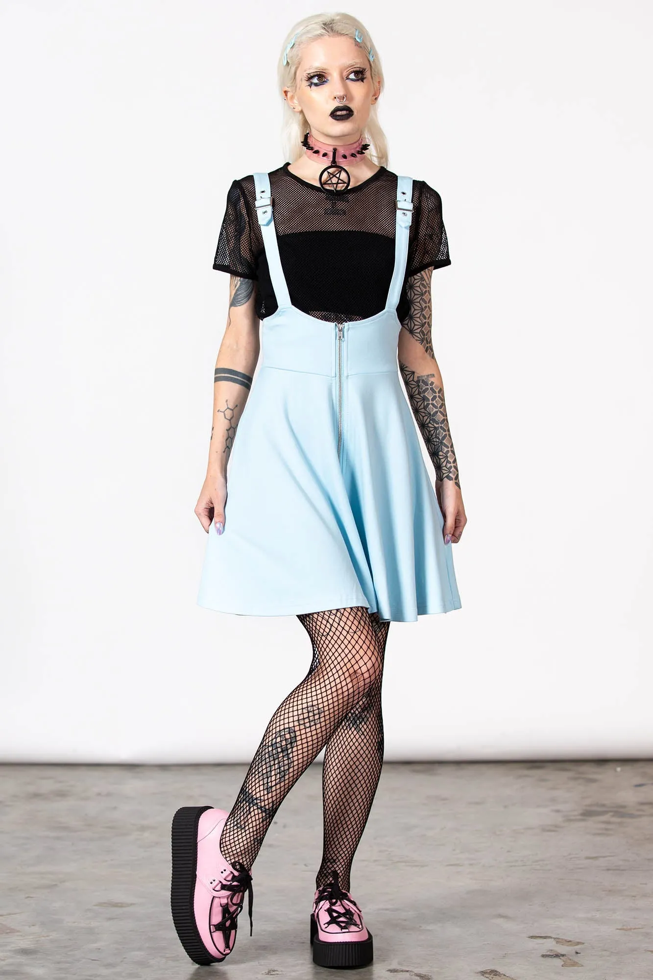 Suspend Me Statement Skirt [PASTEL BLUE] Daily Mood