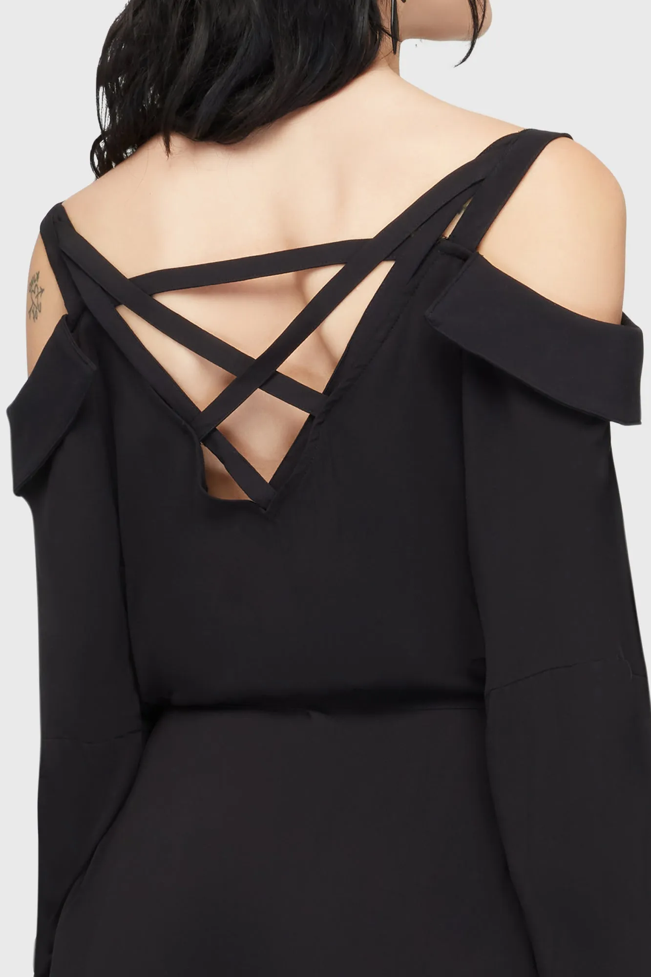 Poison Dart Dress Geometric-pattern