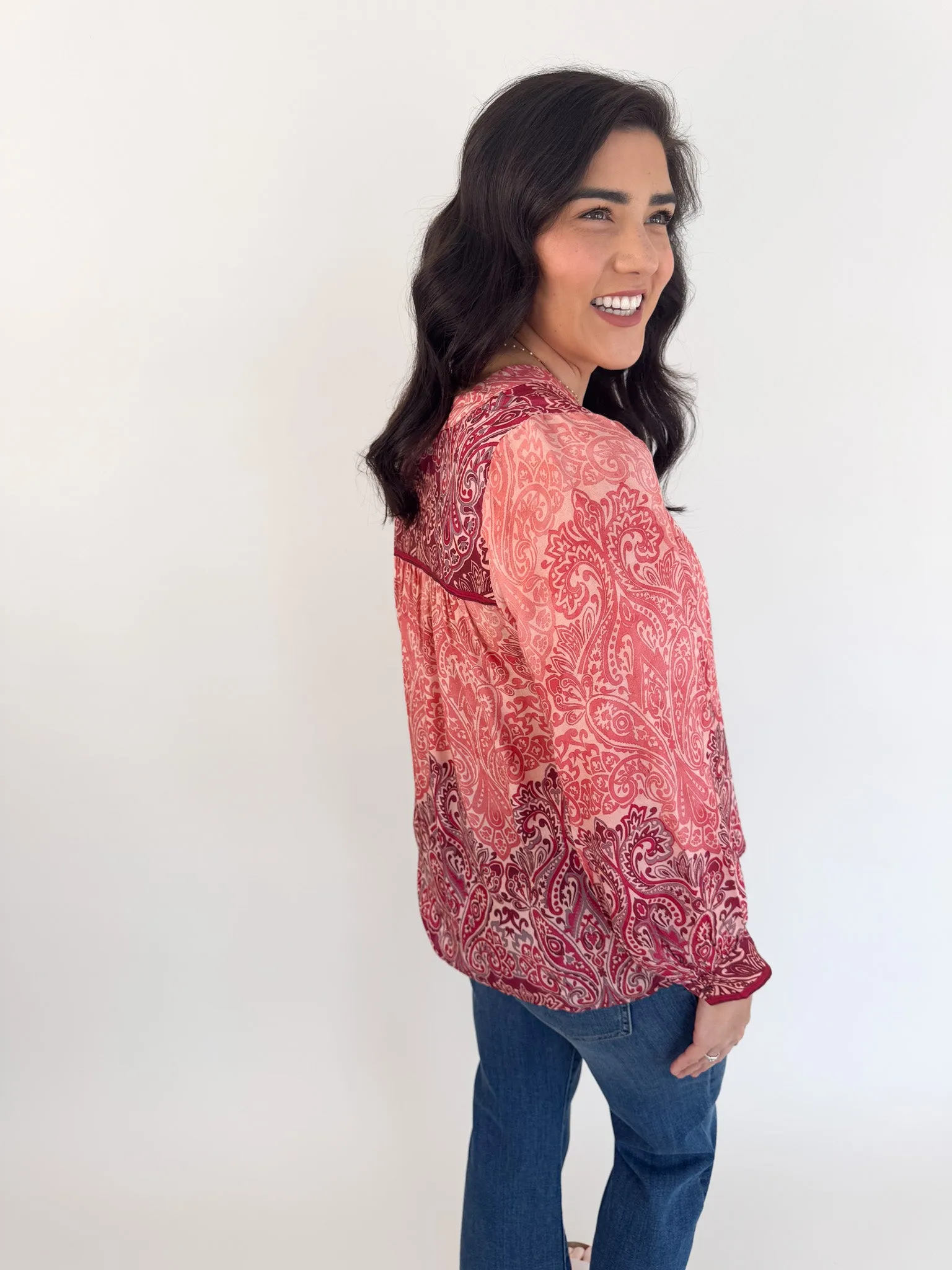 Wardrobe Must-Have Brandi V-Neck Blouse