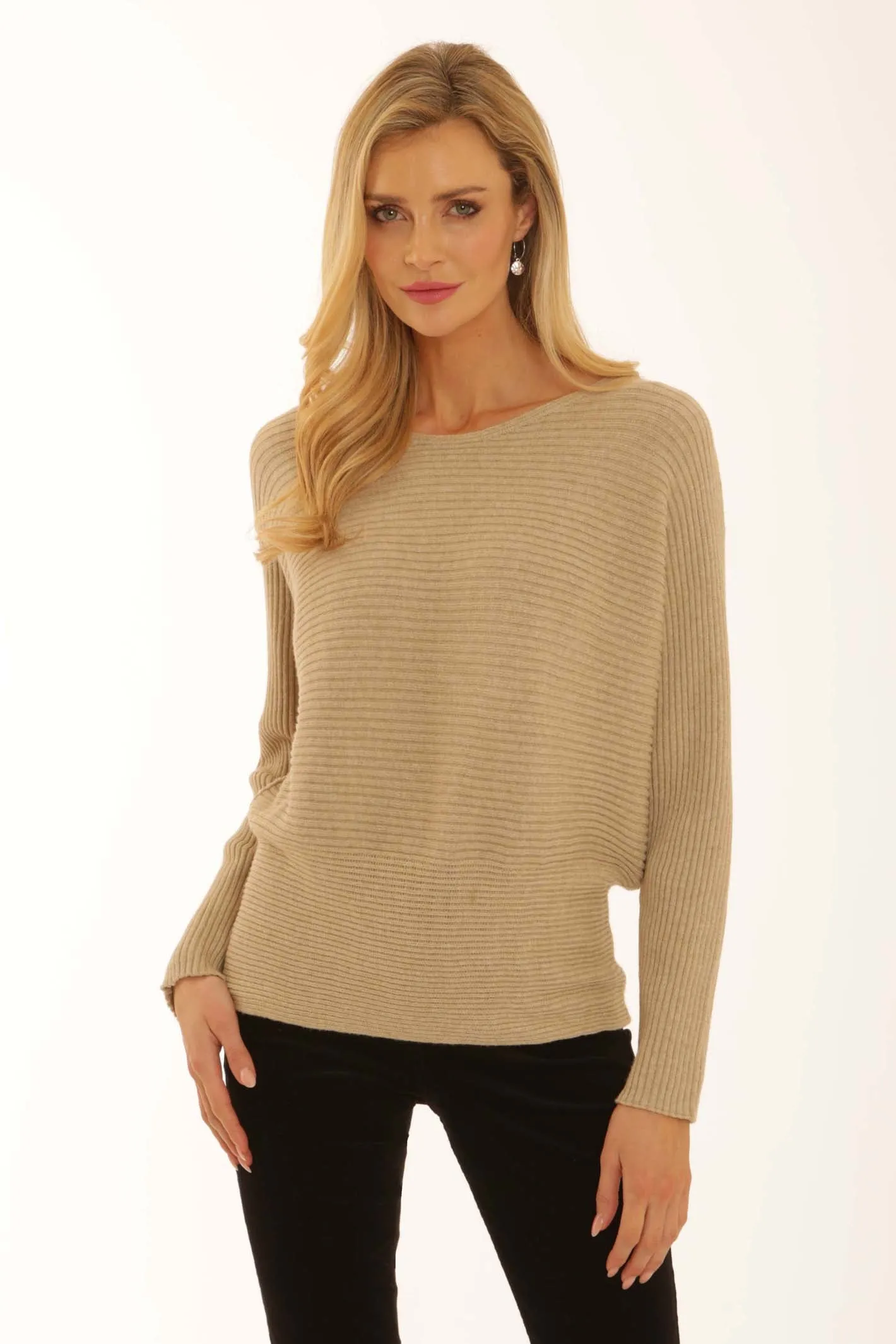 Pomodoro Clothing Rib Jumper 32558 Minimalist Silhouette