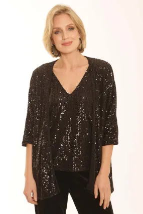 Pomodoro Clothing Sequin Jacket 62352 OdorControl Technology