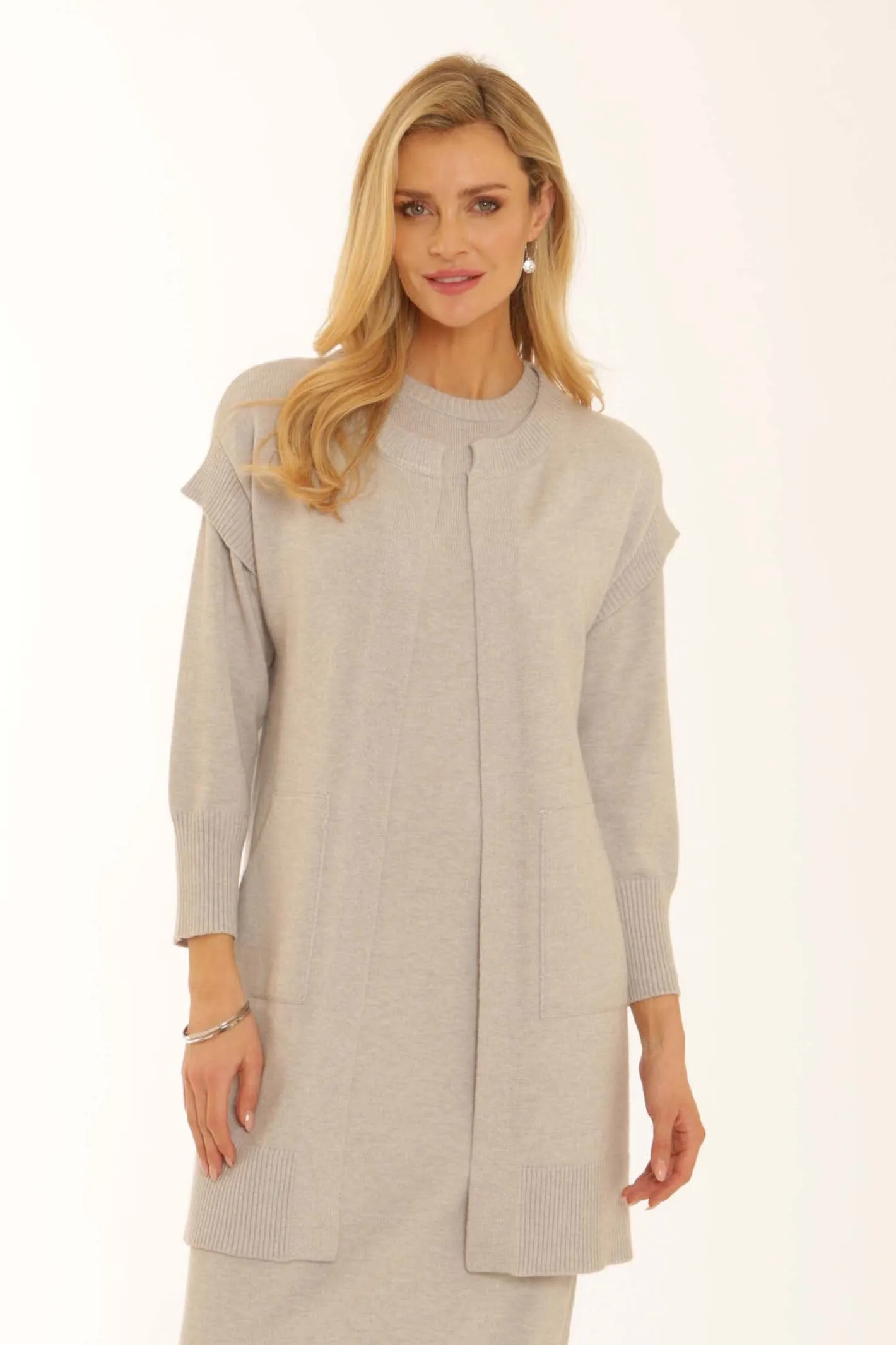 Pomodoro Clothing Sleeveless Cardigan 32554 Classic Tank Breathable Microfiber