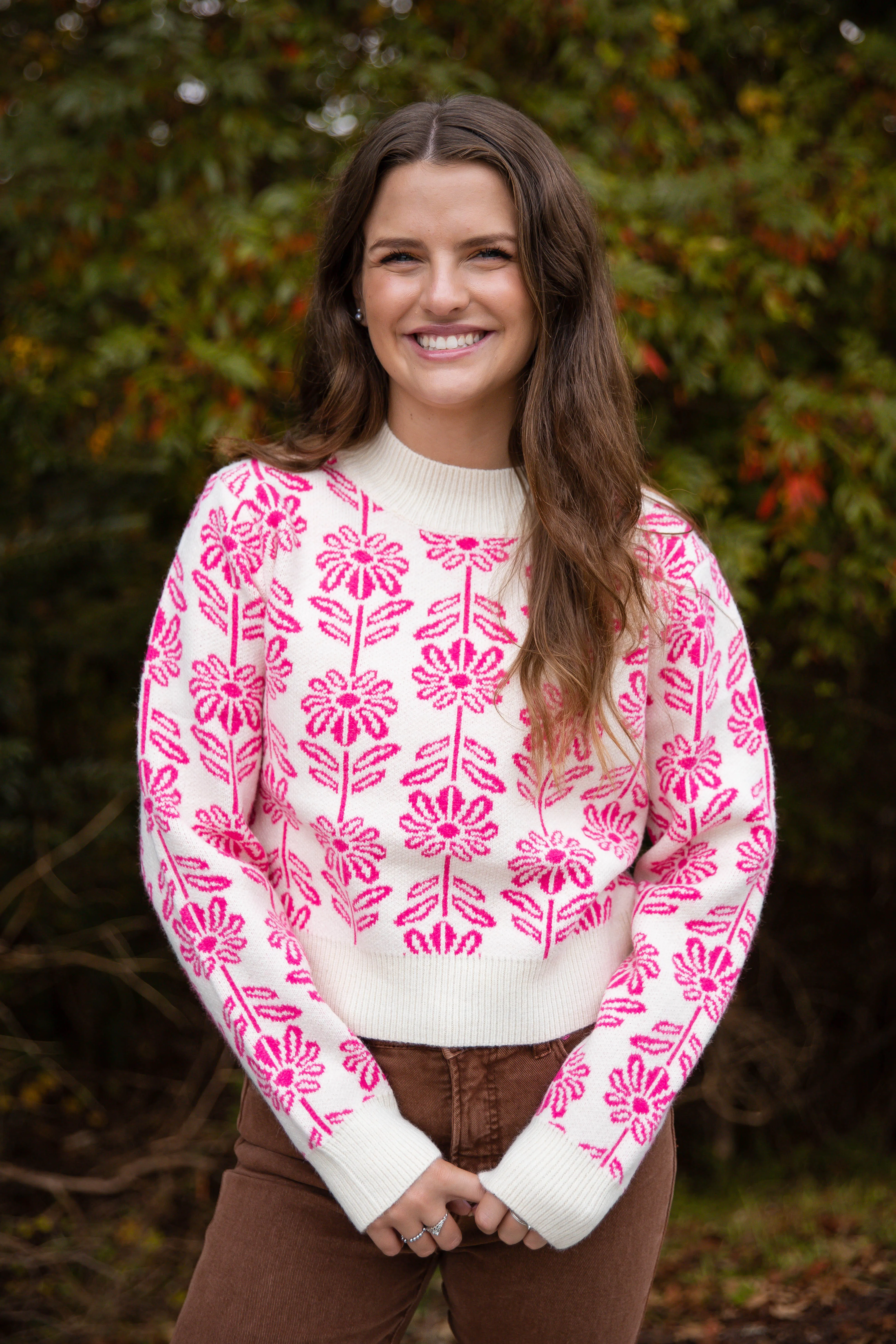 Durable Stitching Power in Patience Sweater-Pink