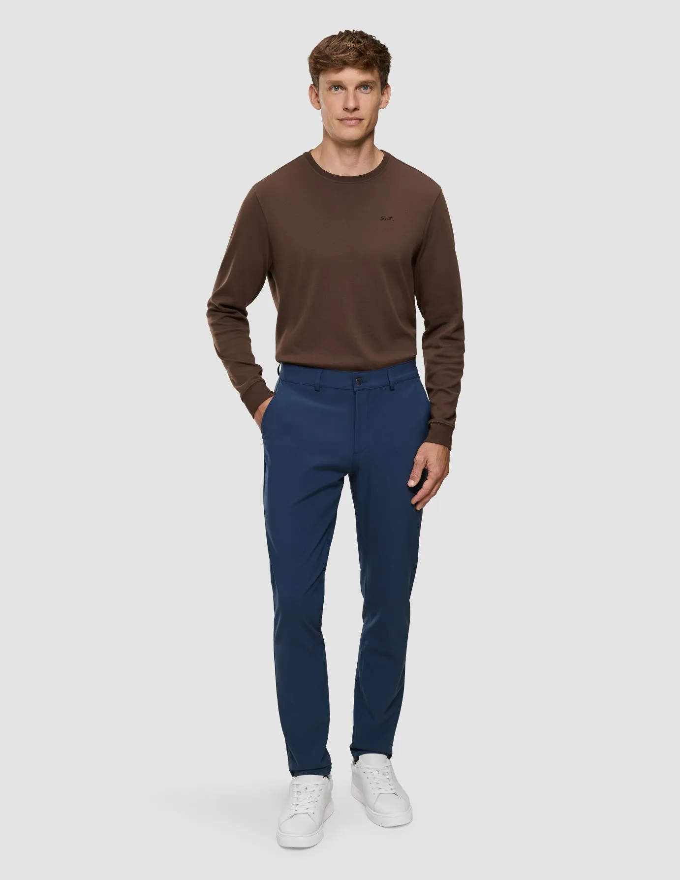 Adjustable Drawcord Snag Resistant Fabric Essential Pants Slim Marine blue