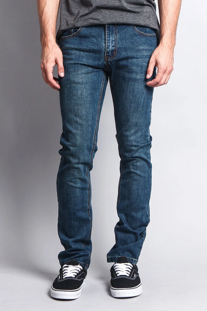 Slim Fit Design Premium Denim Skinny Fit Jeans (Desert Blue)
