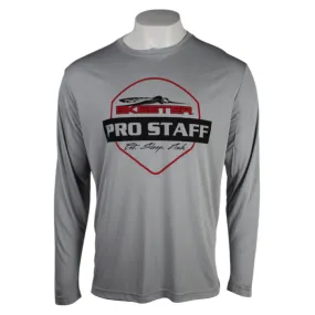 Skeeter Pro Staff Badge Silver Performance Long Sleeve Customizable Arid zone