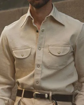 Perfect Look Essential Piece Ecru Twill Shirt