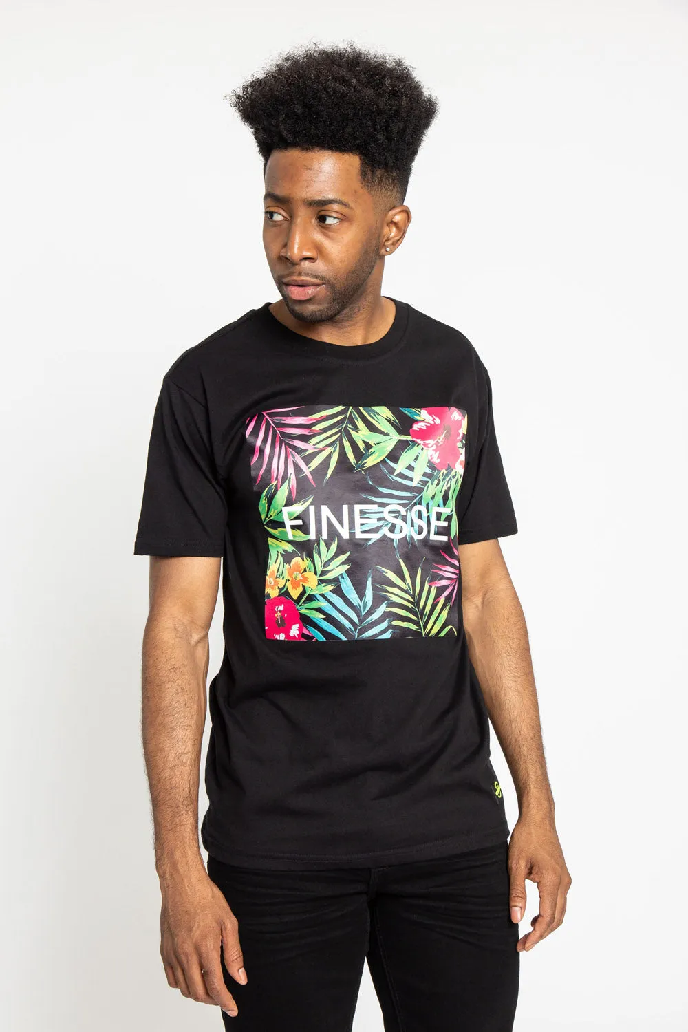 Compression Fit Technology Floral Finesse T-Shirt