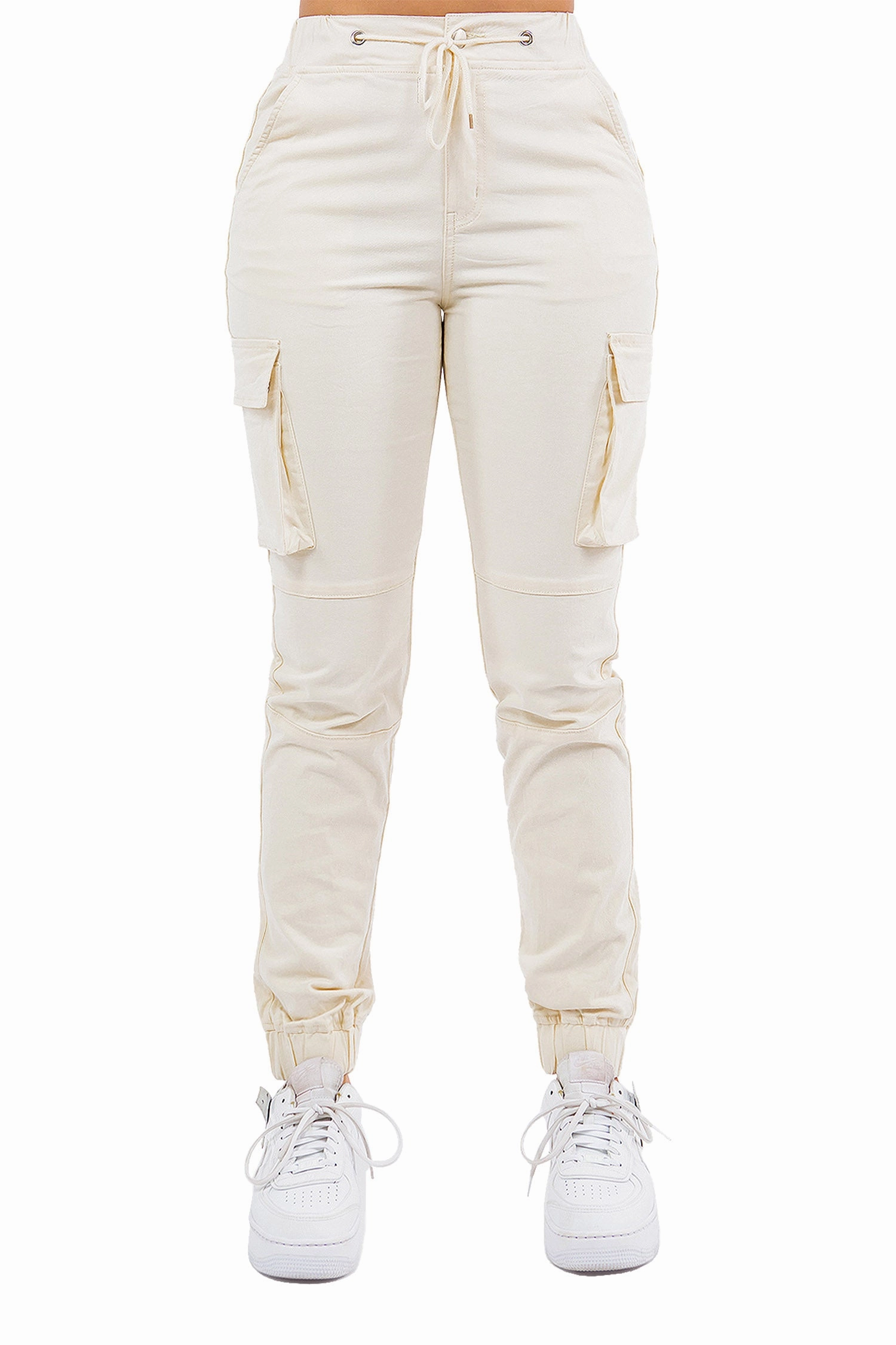 Body Shape Women's Essential High Rise Cargo Joggers
