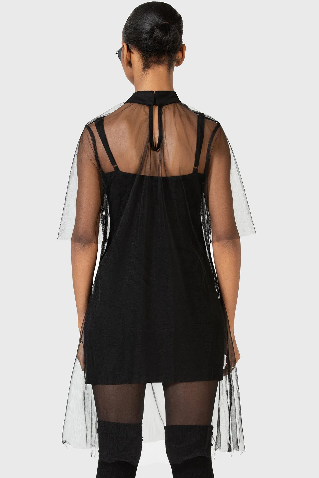 Sleek and Flattering Light Attitude Ravaged Spirit Mini Dress