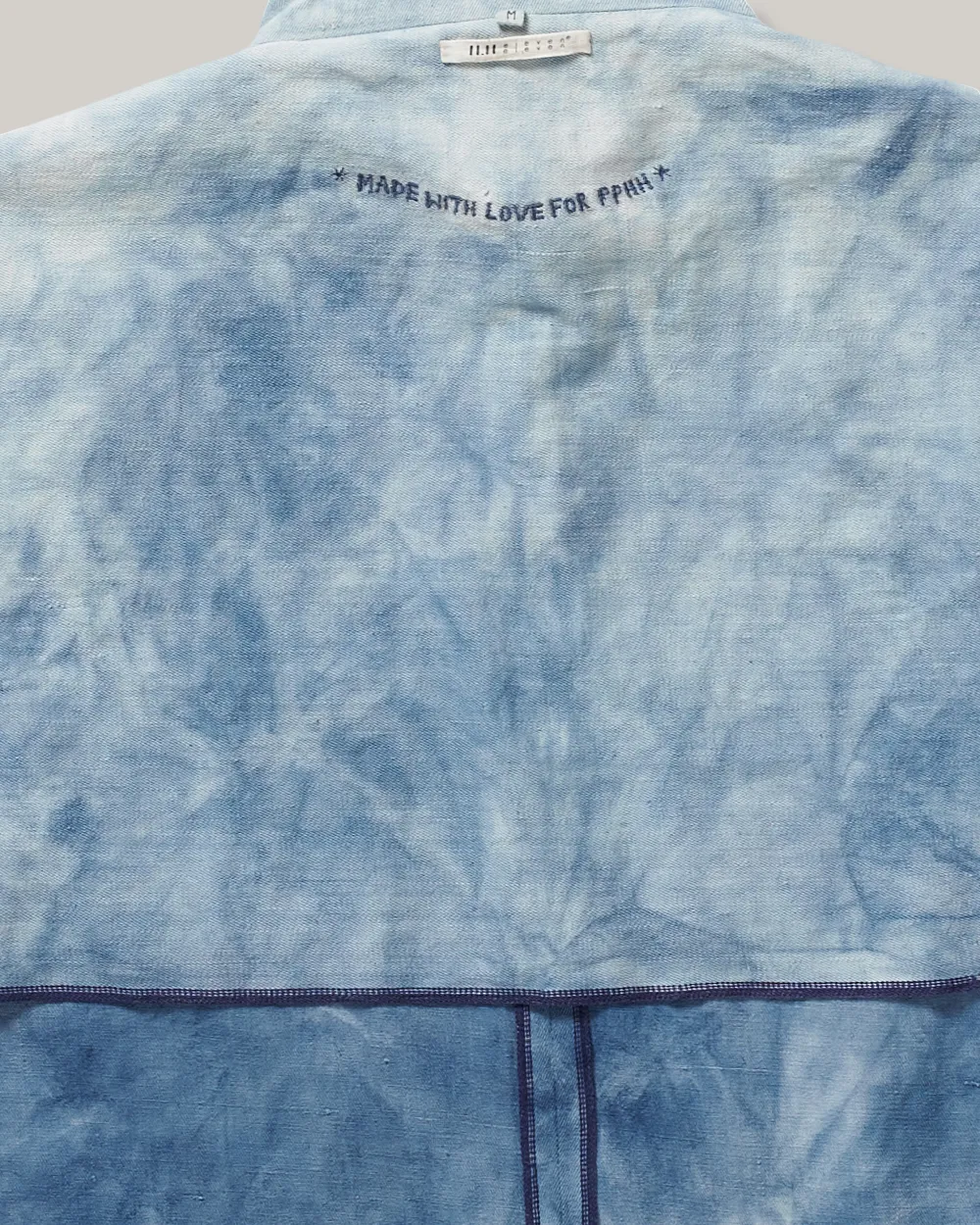 11.11 UNISEX GLEAM COTTON TRUCKER JACKET -  LIGHT INDIGO Weather Ready Quick Release Buckle