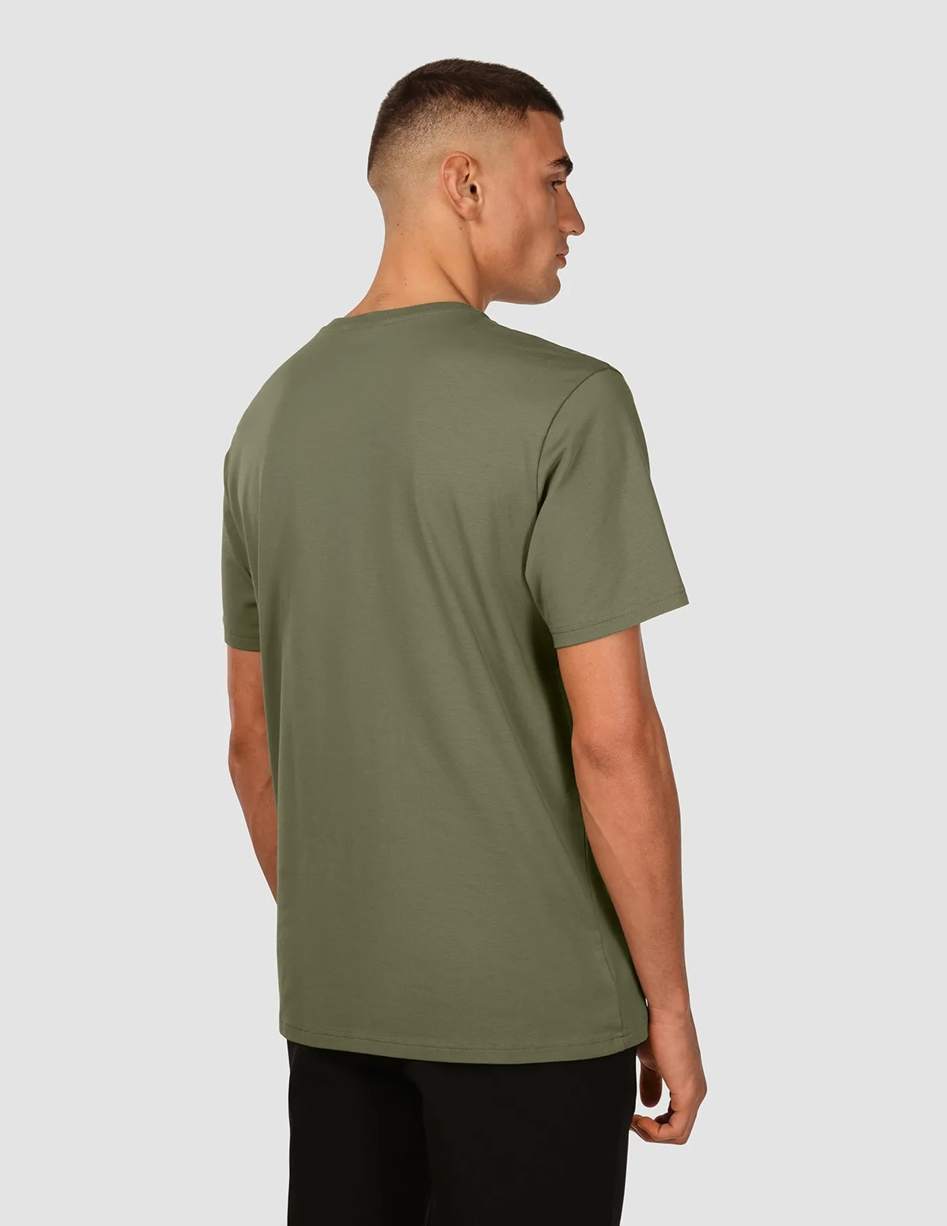 Supima T-shirt Clover Green Outdoor Adventure WrinkleResistant Texture