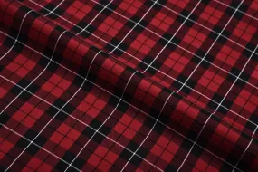 Red Black Tattersall Checks Shirt Networking Session Seamless Sides