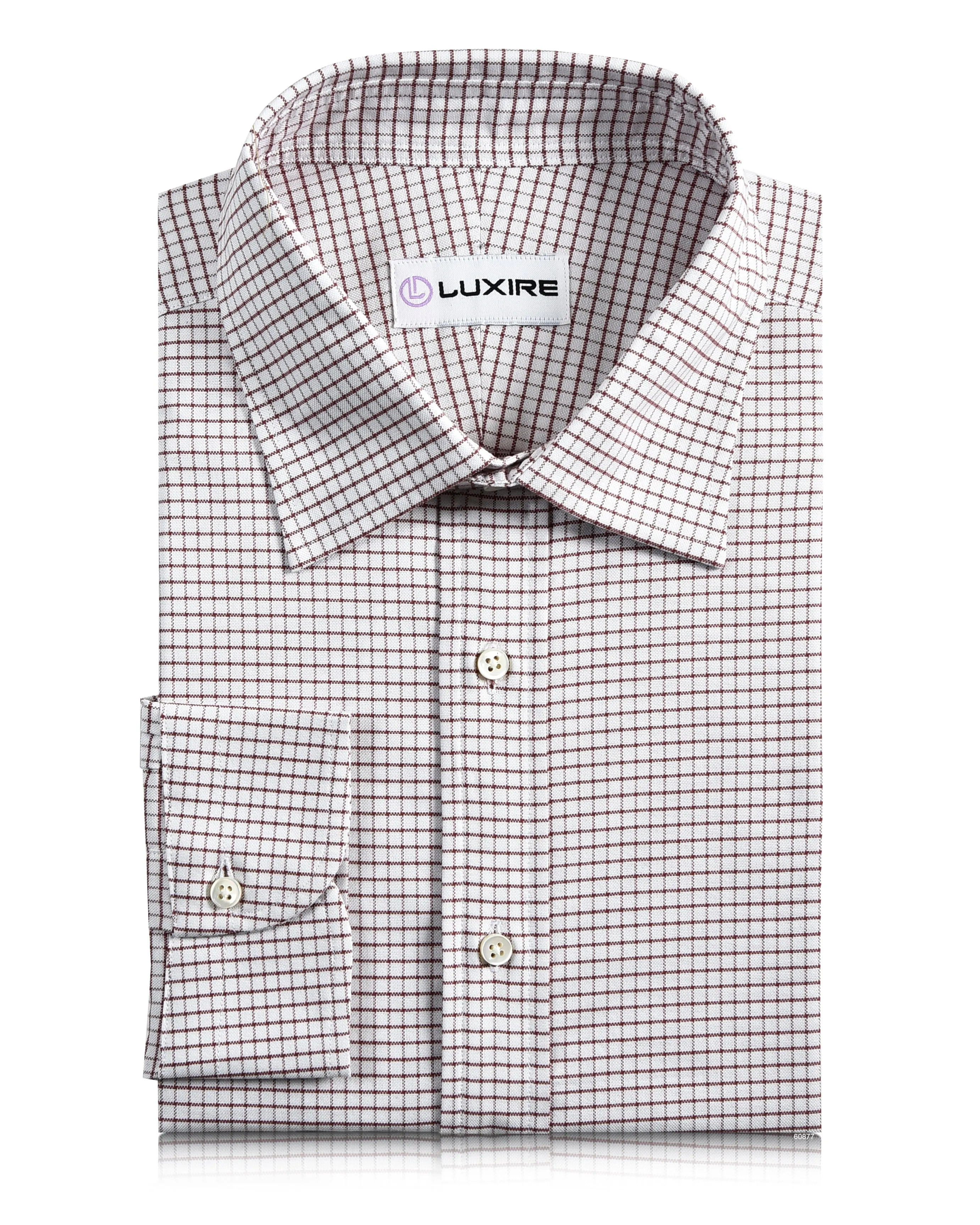 Red Graph Checks Shirt Spring Trend UV Protective Coating