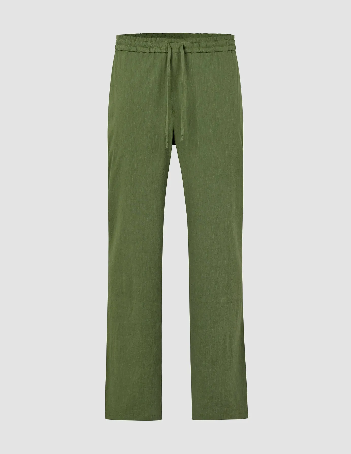Tough Flex Flex Wear Refined Linen Pants Clover Green