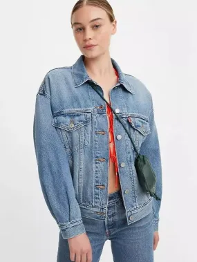 Cool Tone Classic Ribbed Cuffs Levi's 90's Trucker Jacket in Soft As Butter