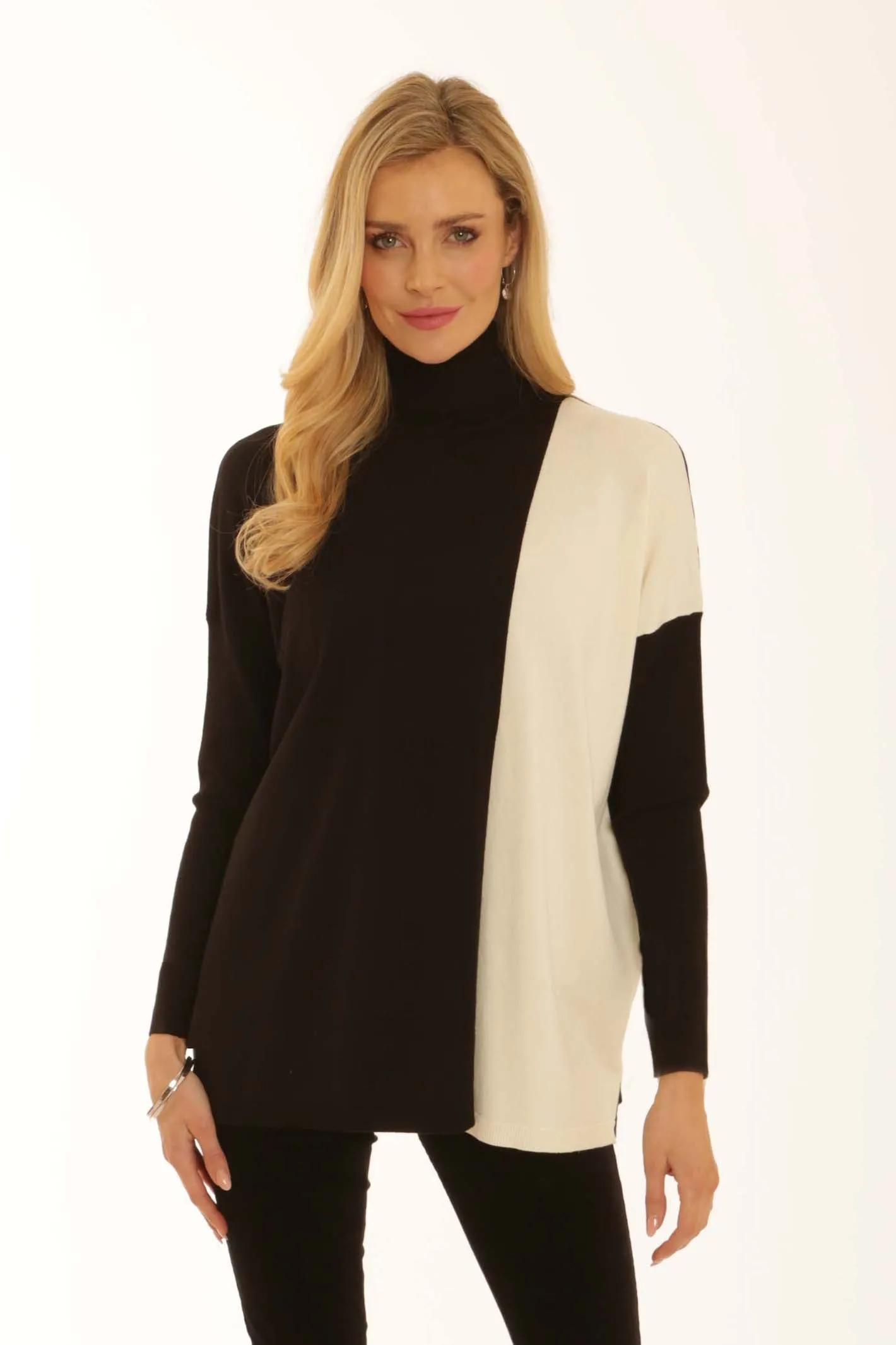 Pomodoro Clothing Tone Poncho 12563 Summer Wardrobe RecycledBlend