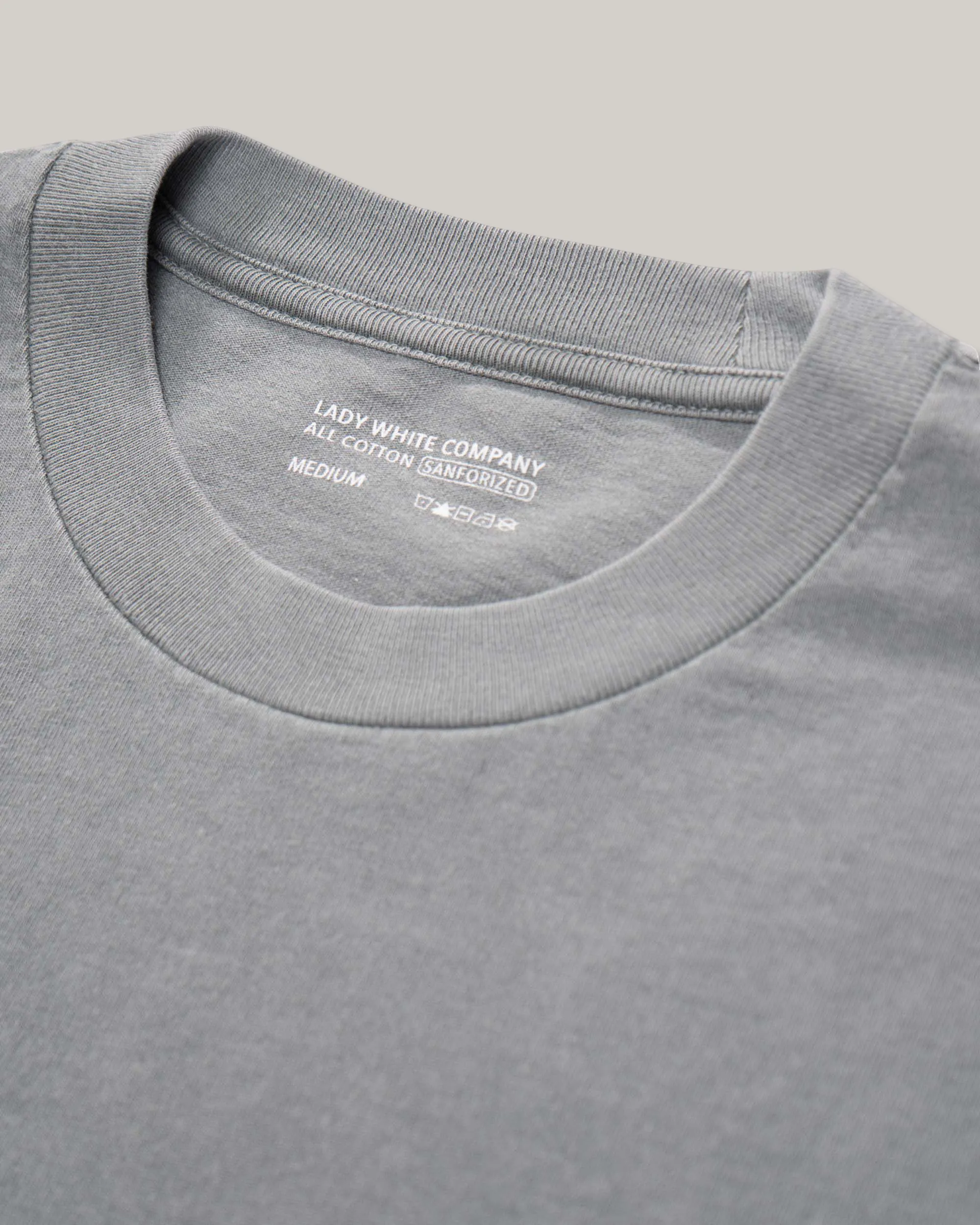 Anti Pilling Fabric Breathable Style LADY WHITE CO. MUNICIPAL TEE - PIGMENT KELP