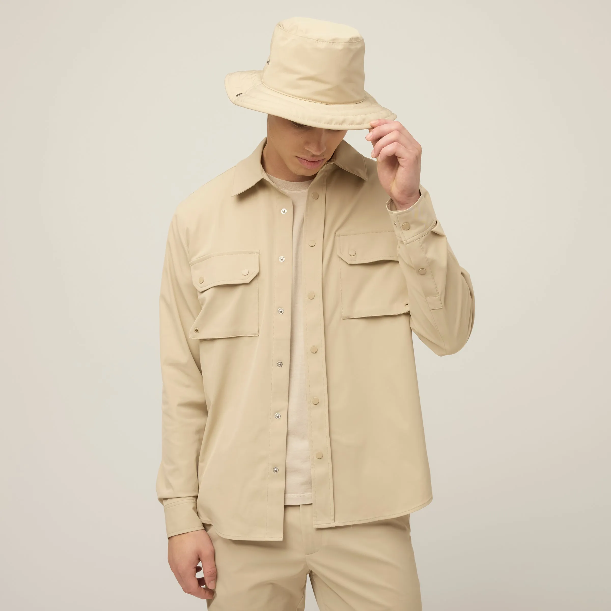 Raglan Sleeve Roam Long Sleeve Safari Shirt