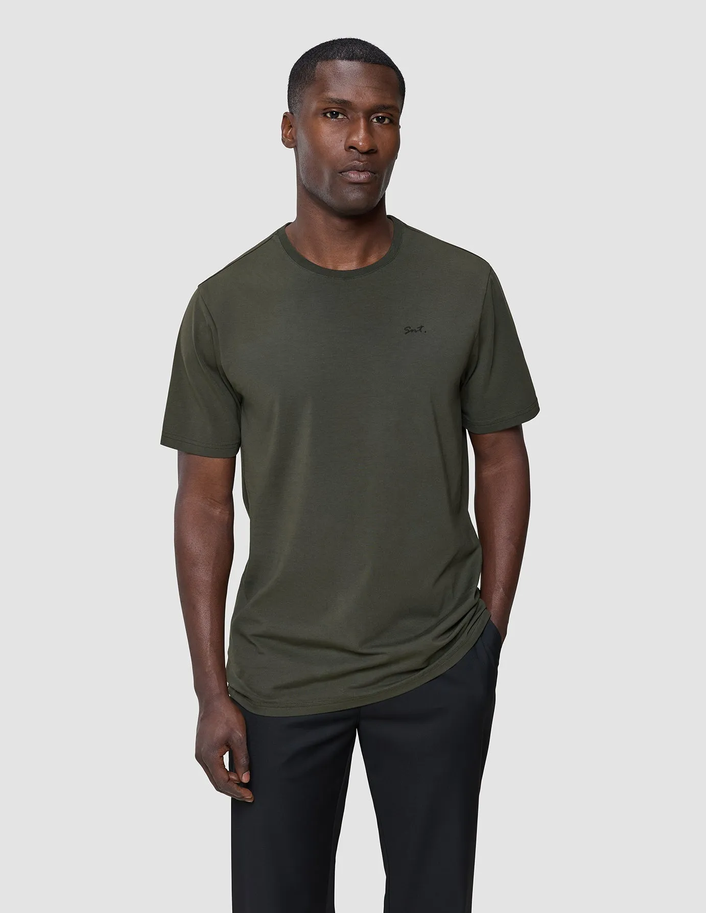 Supima Legacy T-shirt Green Night Sport Fit Breathable Comfort Wear