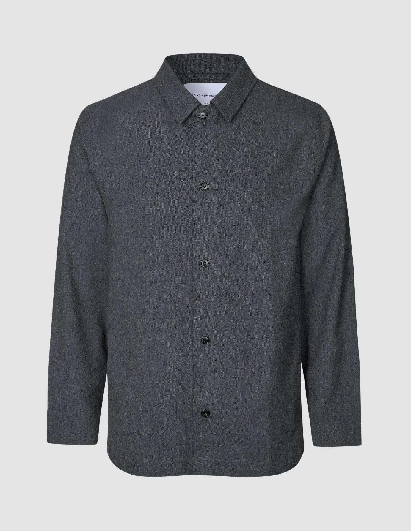 Heritage Overshirt Stone Grey All Day Comfort Tech Oversized style