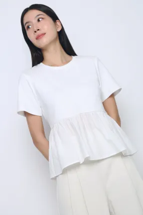 WindproofBarrierTechnology Sightseer Babydoll Top White