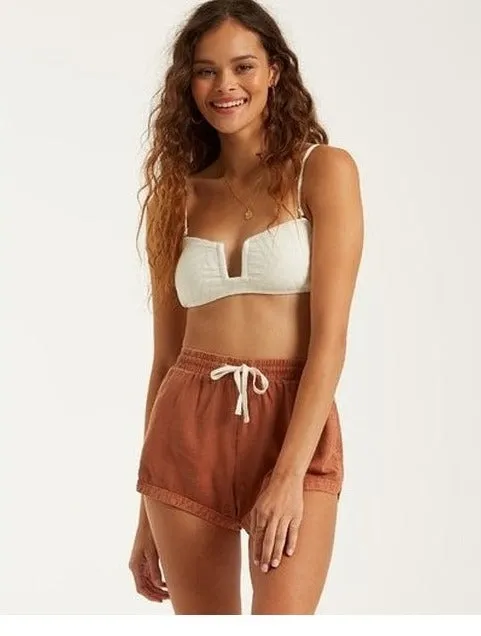 Clean Base Quick Dry Technology Billabong Road Trippin Shorts-Toffee