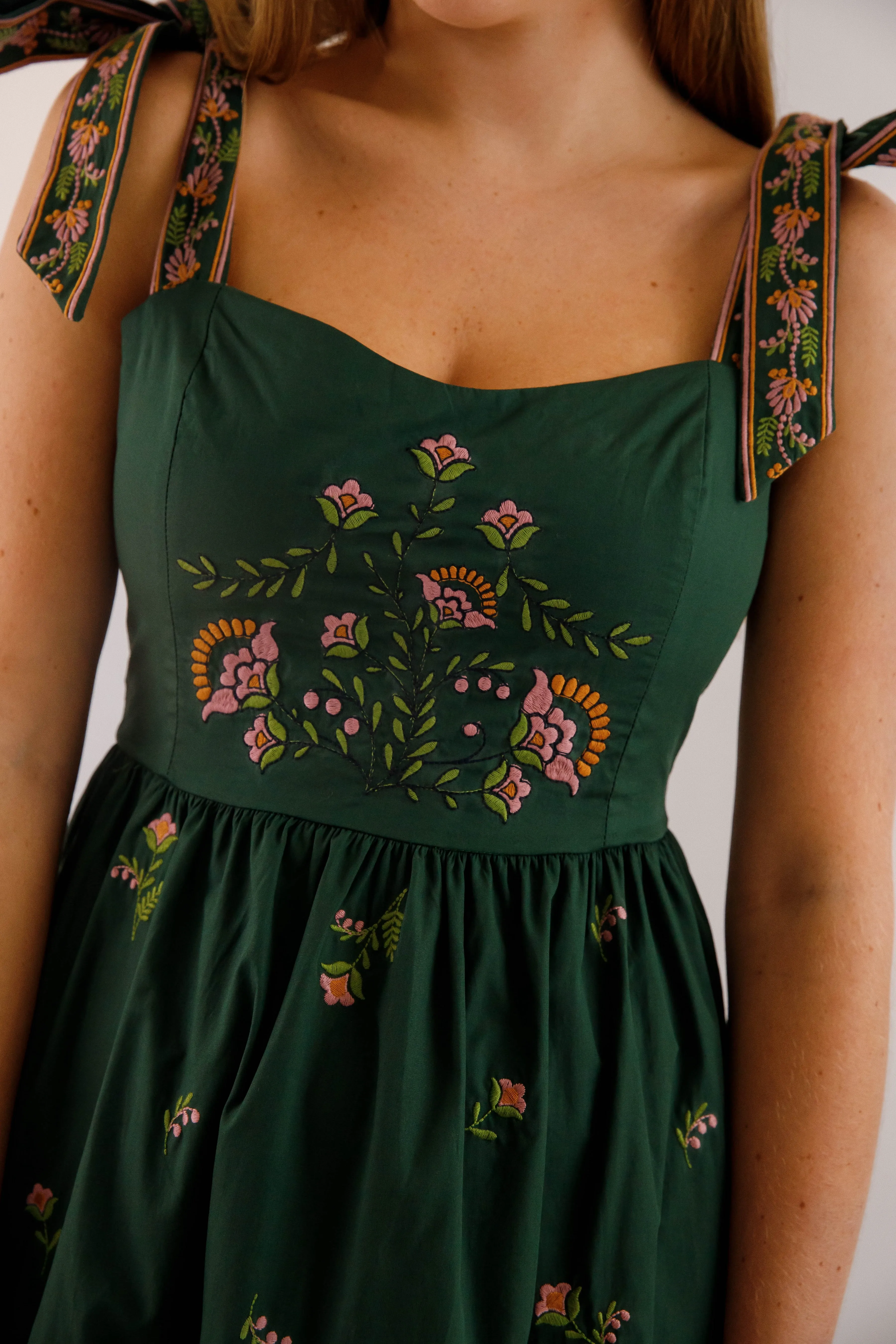 Chic Comfort RESTOCK: A Feeling of Gratitude Maxi Dress-Hunter Green