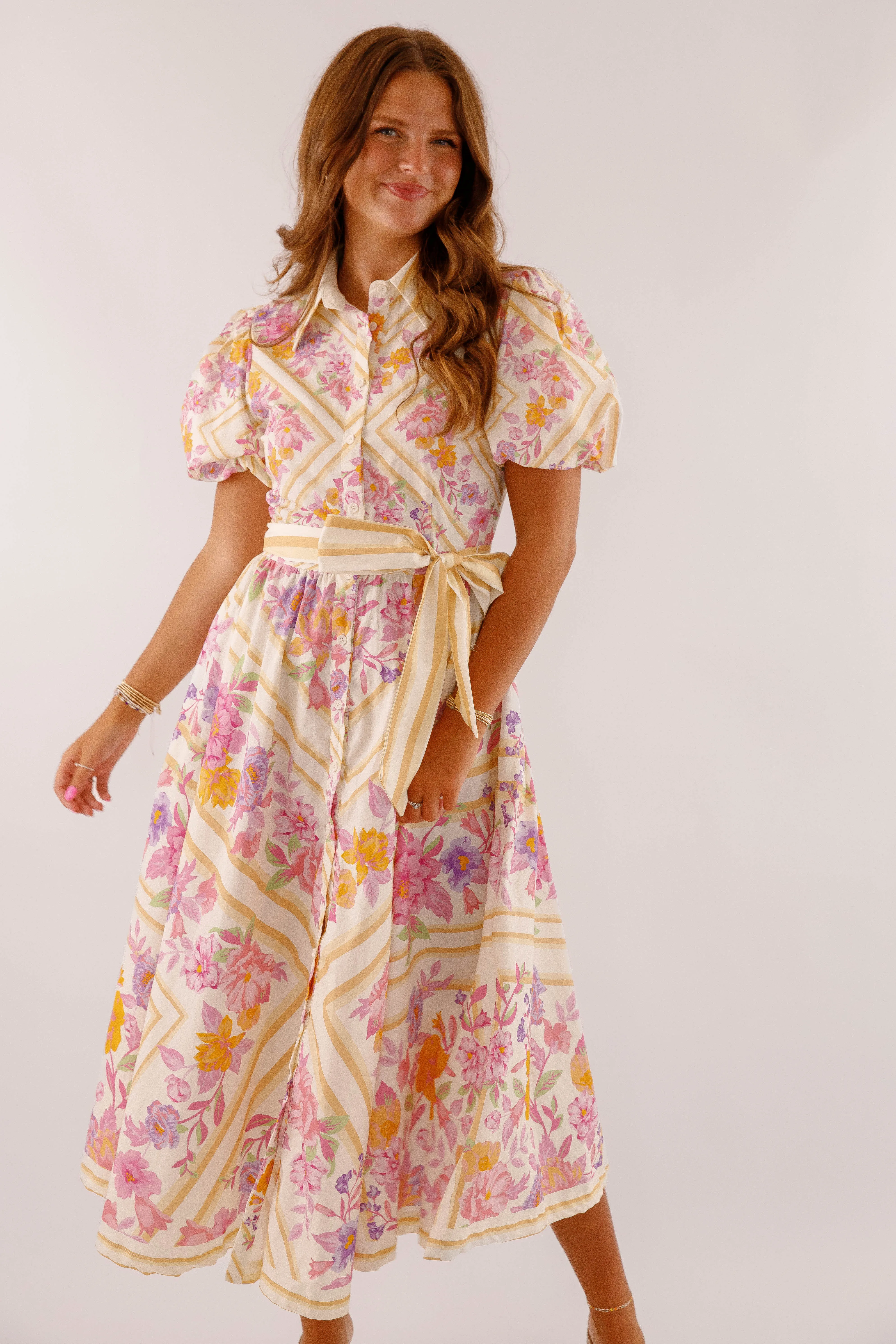 Lounge Comfort Balloon-Sleeve RESTOCK: Defining Beauty Maxi Dress