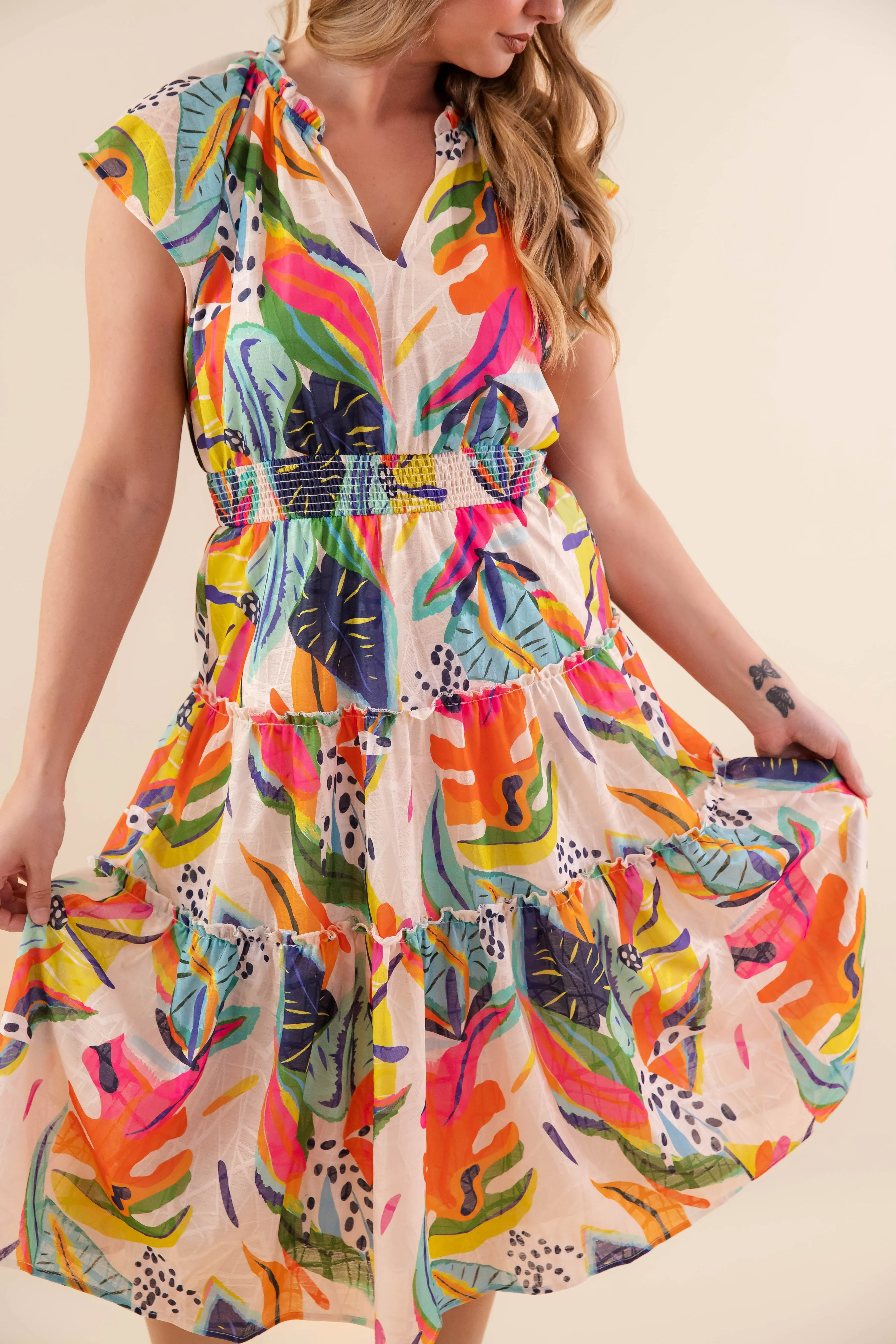 RESTOCK: Extravagant Plans Midi Dress All Time Fit Classic Move